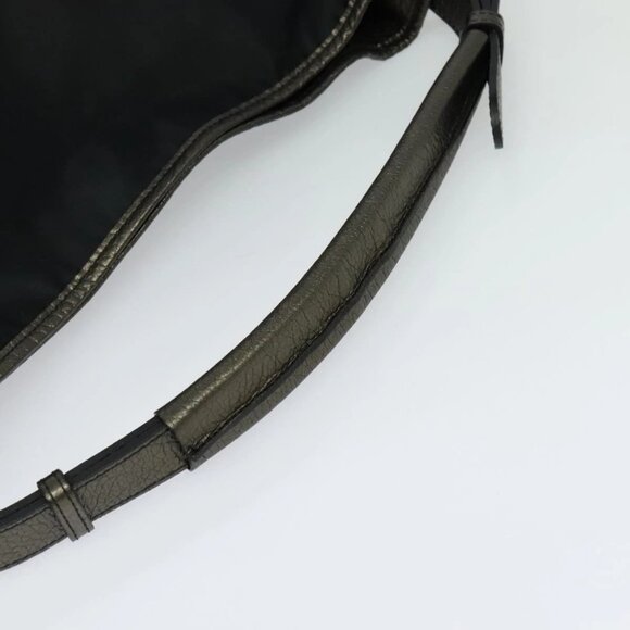 BURBERRY Shoulder Bag Nylon Black Auth BA3541 - Picture 9 of 16